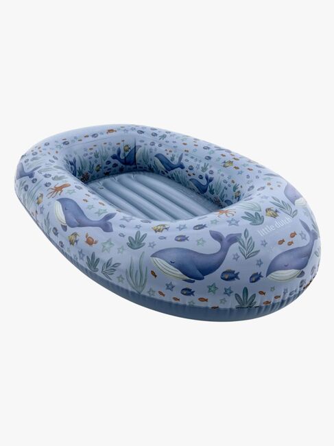 Little Dutch Flytemadrass Ocean World Båt, Blue