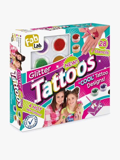 FAB LAB Glittertatoveringer