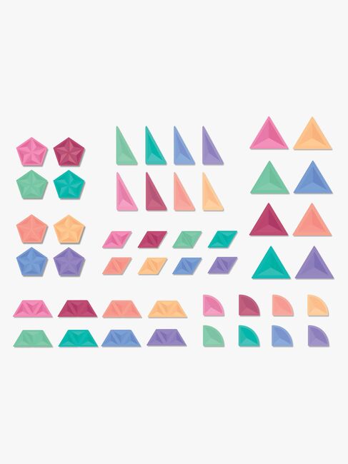 Connetix Magnetiske Byggeklosser Pastel Shape Utvidelsessett 48 Deler