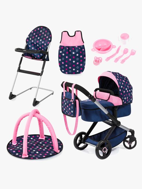 Bayer Design Combi Dukkevogn Xeo Sett, Blue