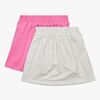 Luca & Lola Doro Skjørt 2-pack, Snow White/Pink