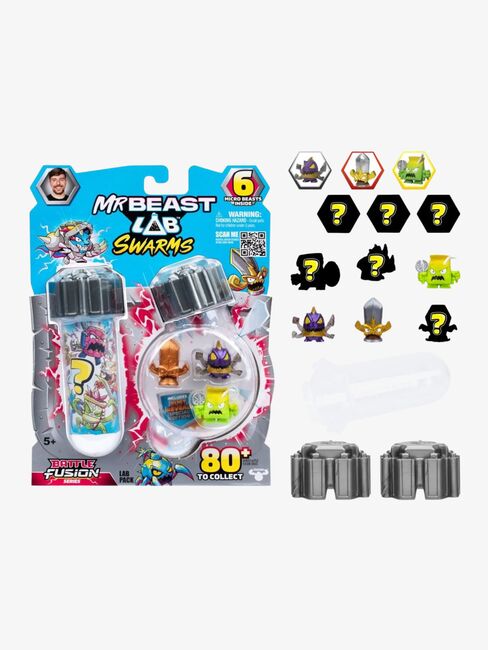 Beast Lab Swarms Samlefigurer Battle Fusion Surprise 6-pakk