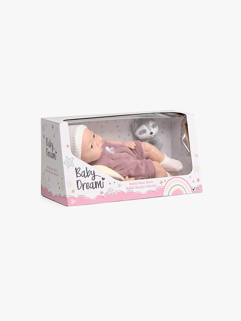 Cloudberry Castle Dukke Nyfødt 40 cm, Rosa