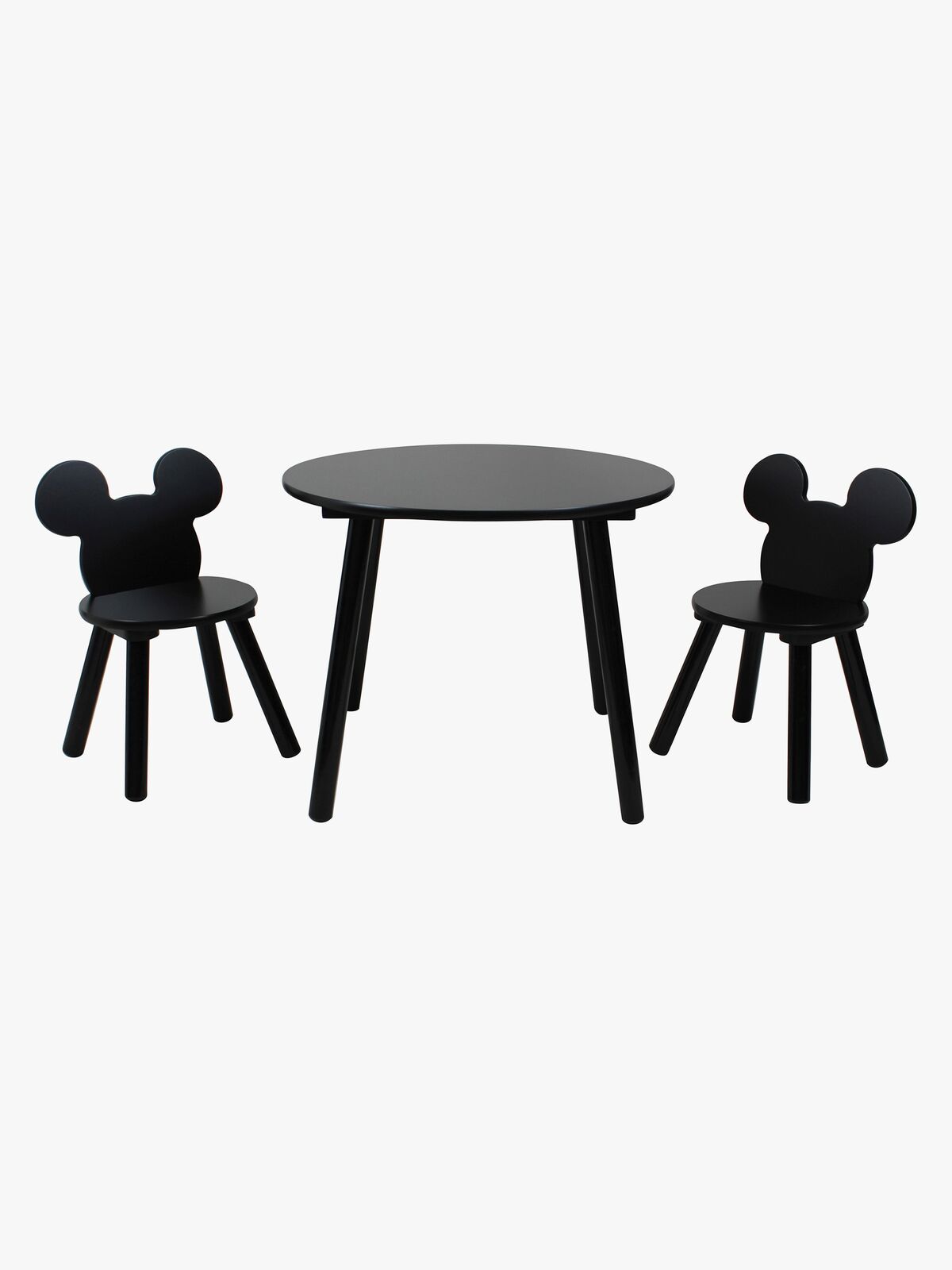 Disney Mikke Mus Bord og Stoler, Svart