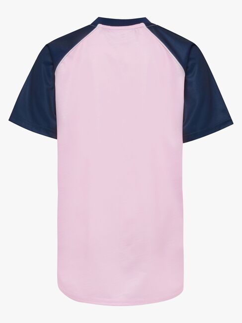 Hummel JR Loose Tiger Soccer T-skjorte, Roseate Spoonbil
