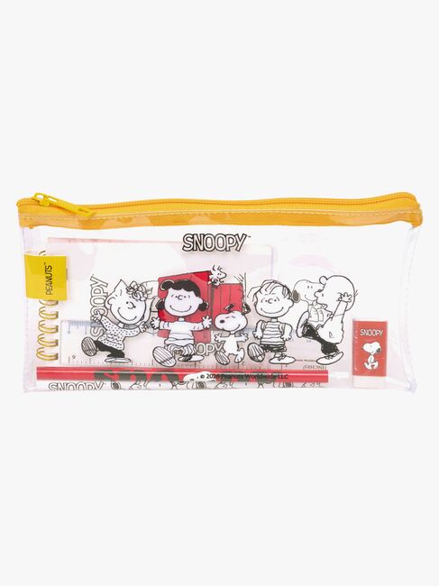 Snoopy Pennal med Skrivesett, Jeans
