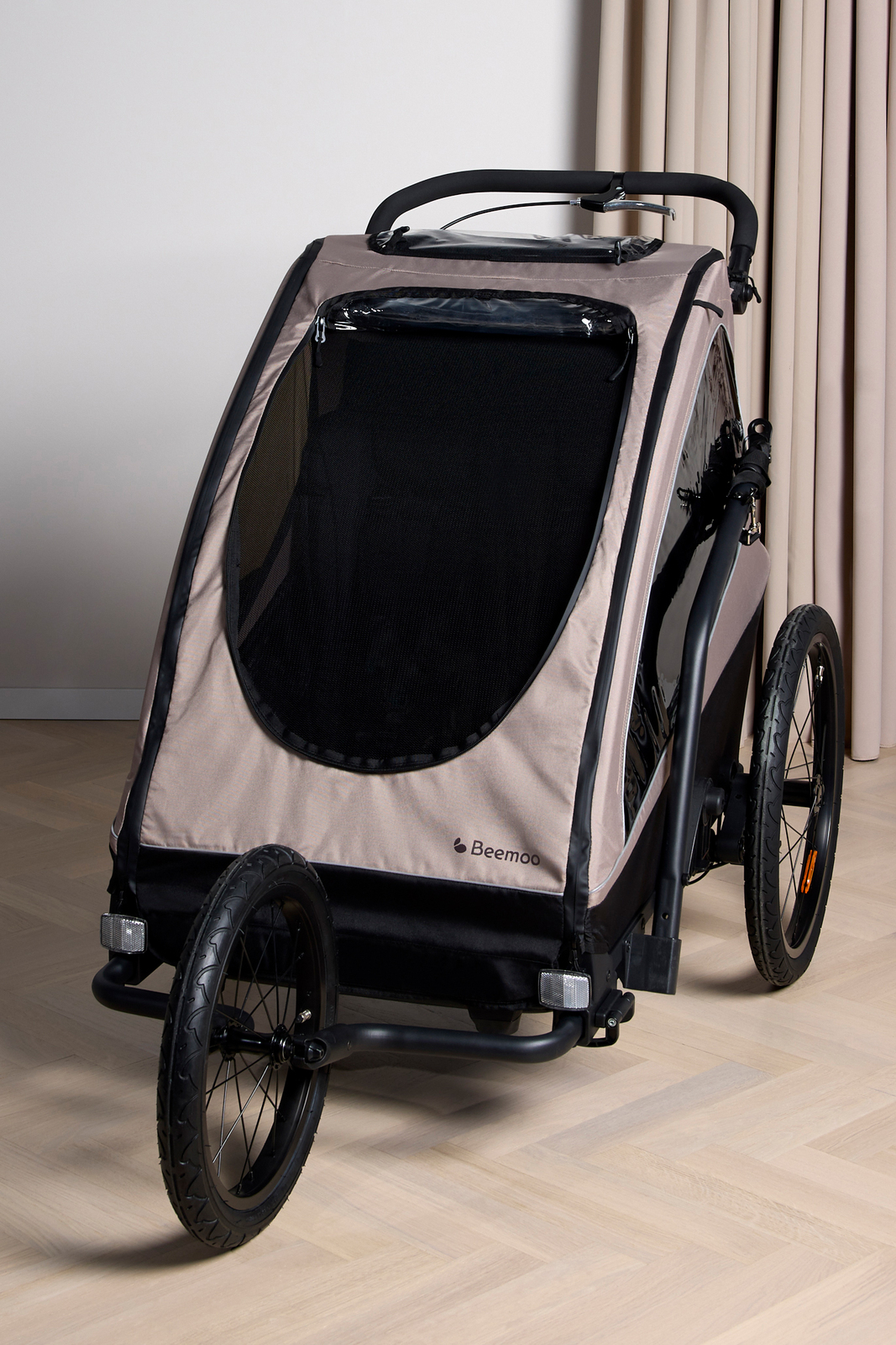 Beemoo Activity Sport Sykkelvogn Inkl. Løpesett, Beige