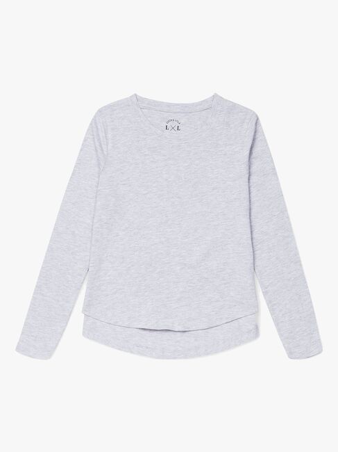 Luca & Lola Alfonsia Topp 2-pack, Grey Melange/White