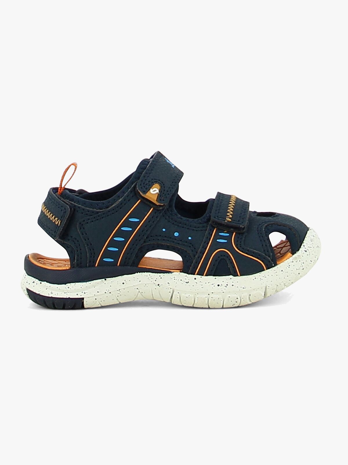 Leaf Ljungby Sandaler, Navy/Orange