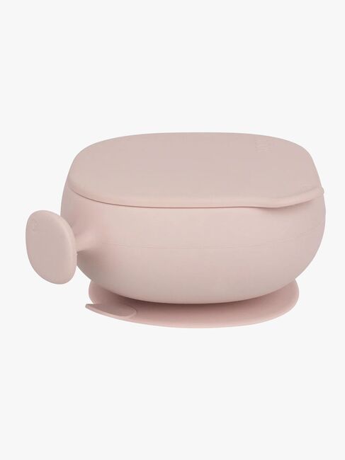 b.box Skål med Lokk Silikon, Blush