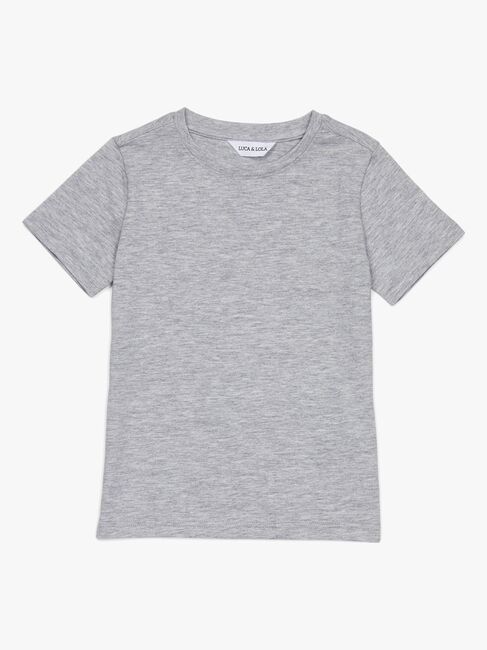 Luca & Lola Tore T-Skjorte 2-pack, Navy/Grey Melange