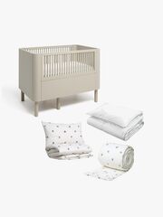 Alice & Fox June Vokseseng inkl. Sengesett ADORA 100x130, Dusk Beige