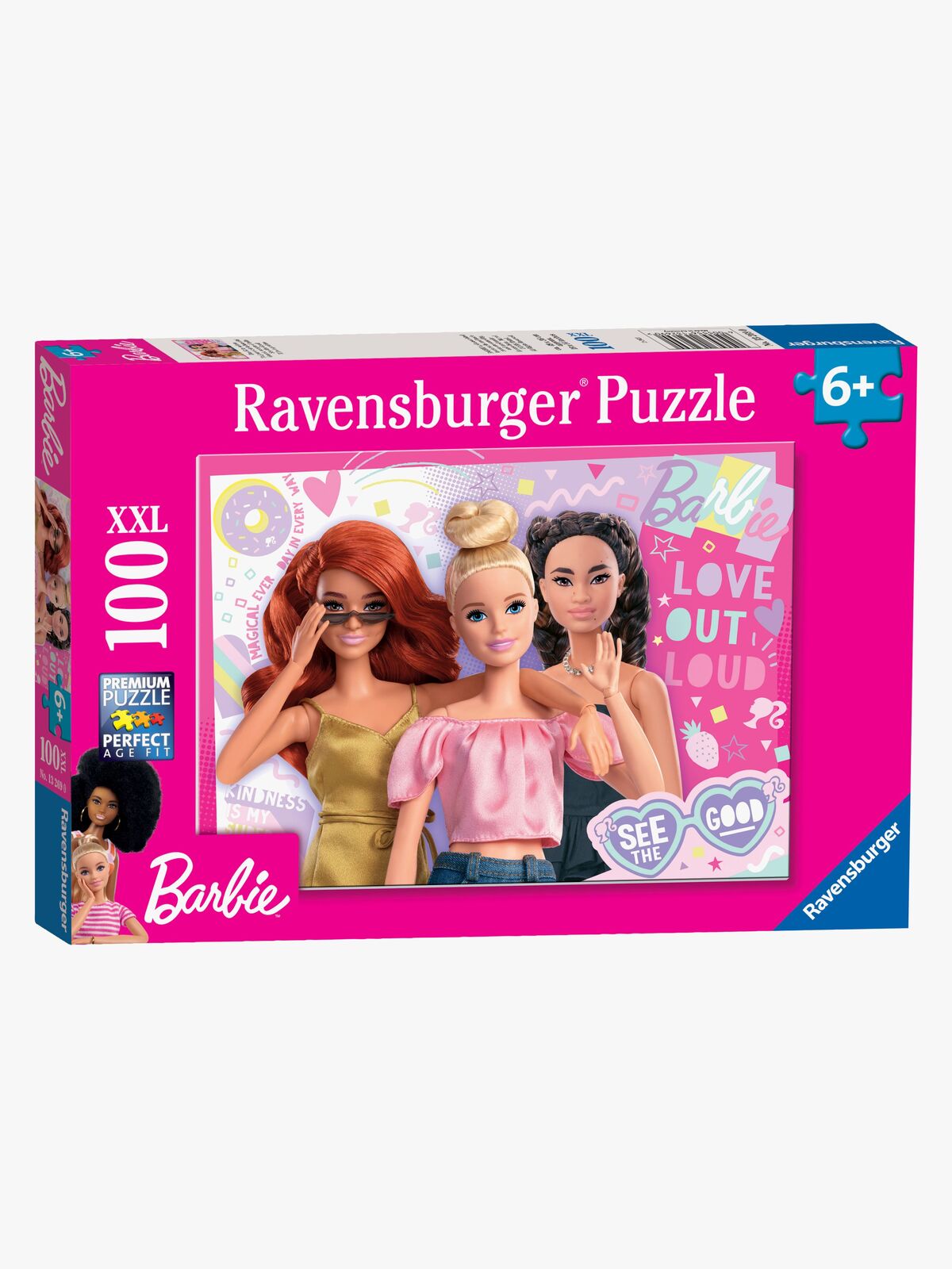 Ravensburger Barbie XXL Puslespill 100 Brikker