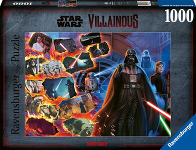Ravensburger Puslespill Star Wars Villainous Darth Vader 1000 Brikker