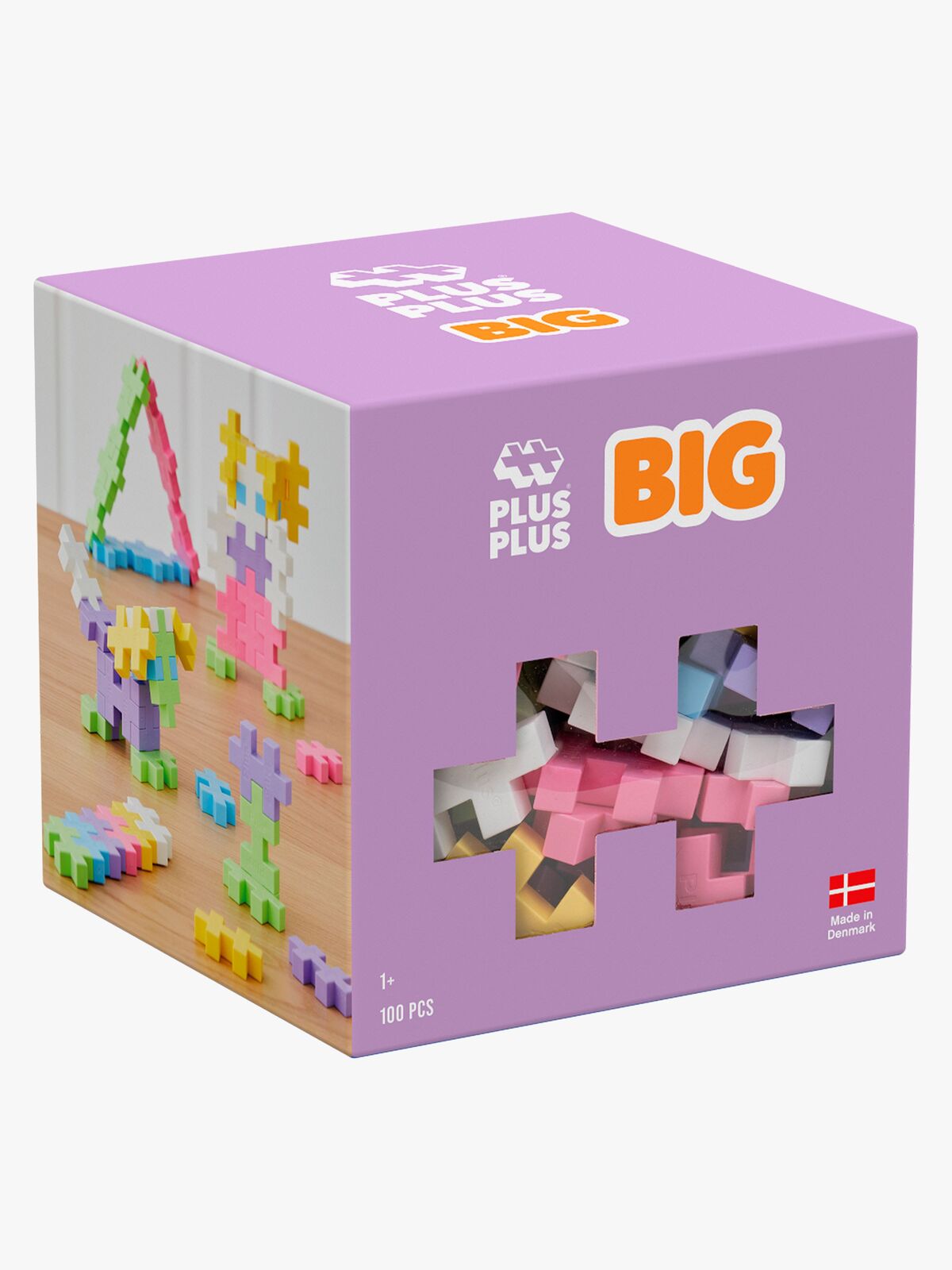 Plus-Plus BIG Pastel Mix 100 Deler