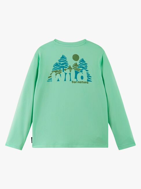 Reima Inista BugProof  Langermet T-skjorte, Fresh Mint
