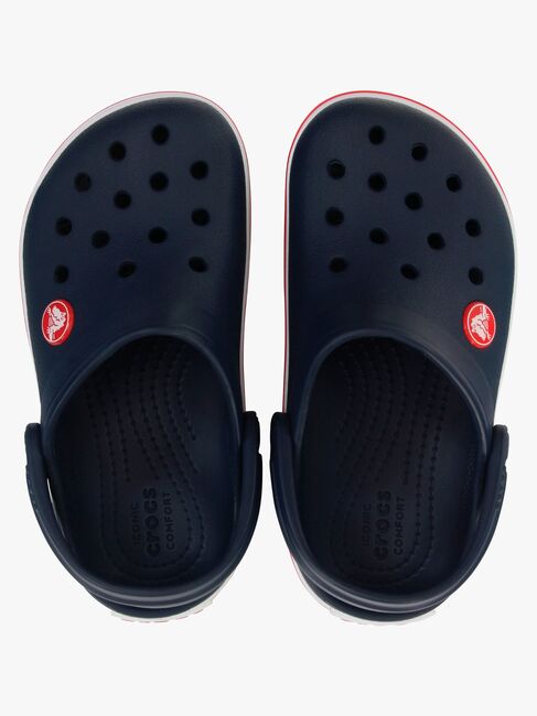 Crocs Classic Sandaler, Navy/Red