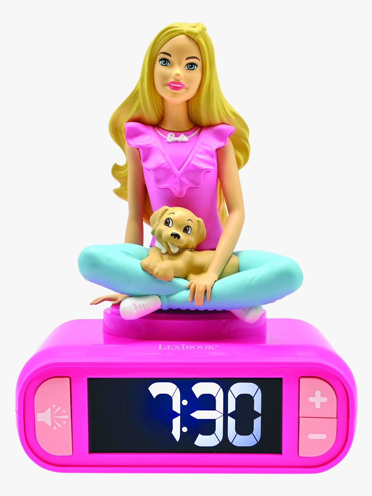 Barbie Digital Vekkeklokke med Nattlampe