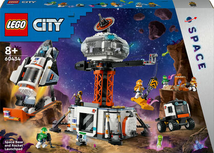 LEGO City 60434 Rombase og utskytningsrampe for rakett