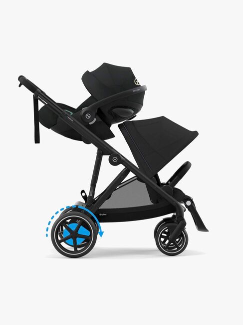 Cybex e-GAZELLE S Sportsvogn, Moon Black/Black