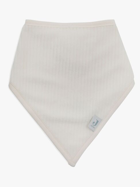 Jollein Velvet Rib Bandana Tøysmekker 2-Pakk, Sea Green/Ivory