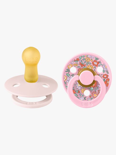 BIBS x Liberty Colour Oscar Meadow Smokk 2-Pakk Latex Str 2, Petal Mix