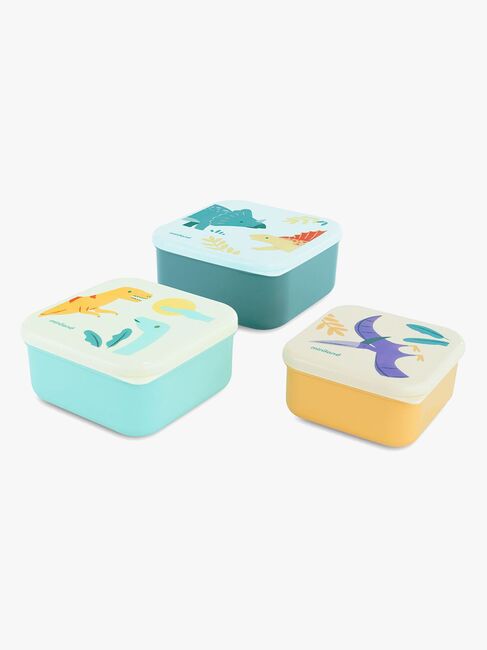 Miniland Snackboks 3-pakk, Jurassic