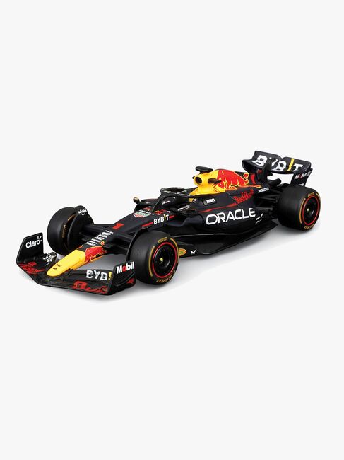 Bburago F1 Red Bull Racing Max Verstappen World Champion Bilsett 1:43 4-Pakk