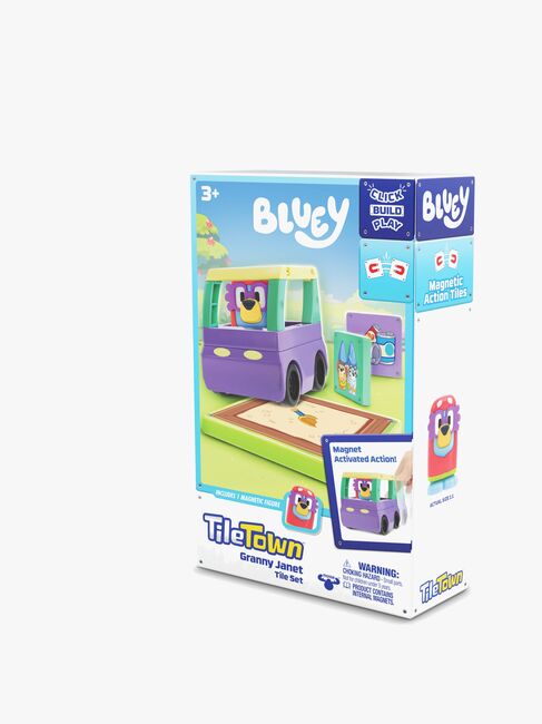 Tile Town Bluey Magnetisk Byggesett Booster-Pack