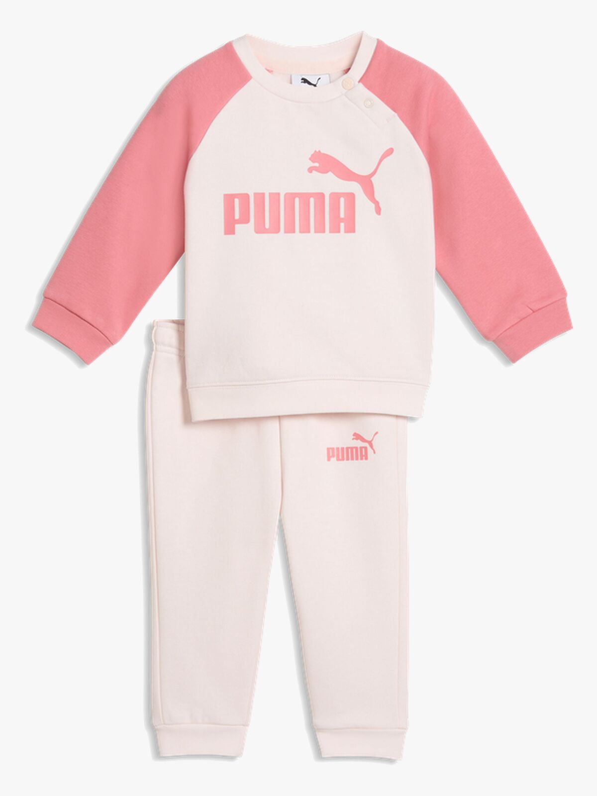 Puma Minicats Raglan 2-delt Sett, Rosa