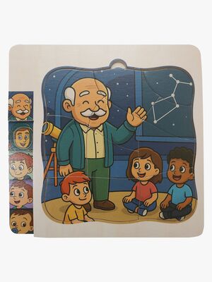 Kinder and Kids Puslespill i Lag Verdensrommet