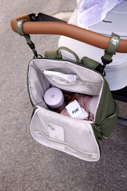 Lässig Slender Stelleveske Ryggsekk, Olive