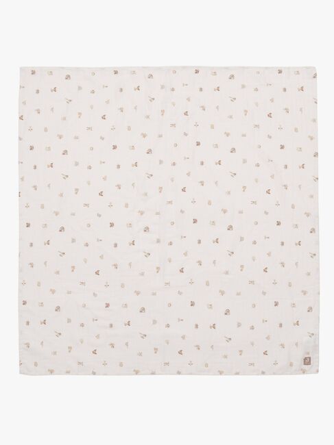 Jollein Musselinteppe 115x115 cm 2-Pakk, Animal Friends