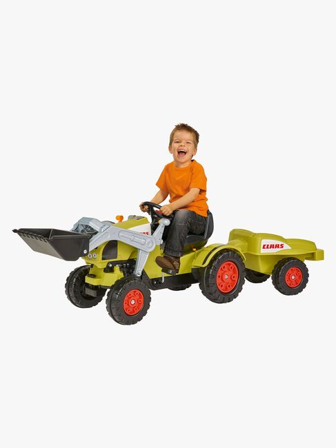 BIG Trampetraktor med Henger Claas Celtis