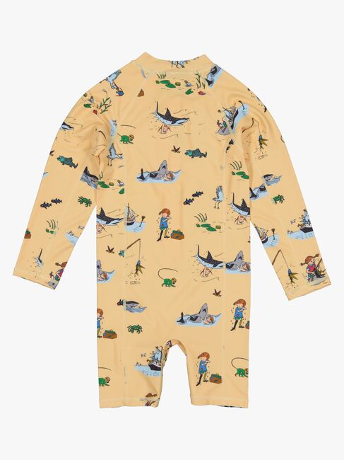 Geggamoja UV-Drakt Pippi Langstrømpe, Gul