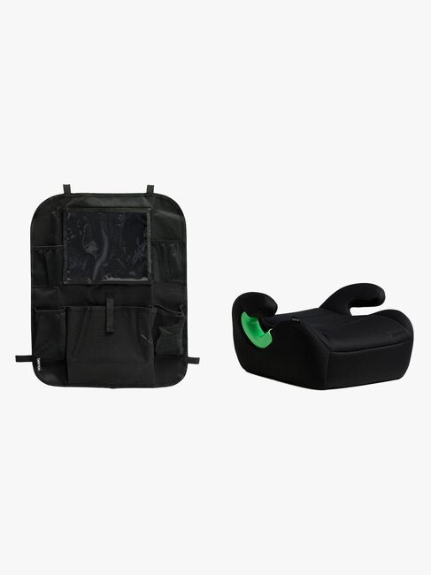 Beemoo Raise 2 i-Size Beltepute inkl. Beemoo Smart Organizer, Black Stone