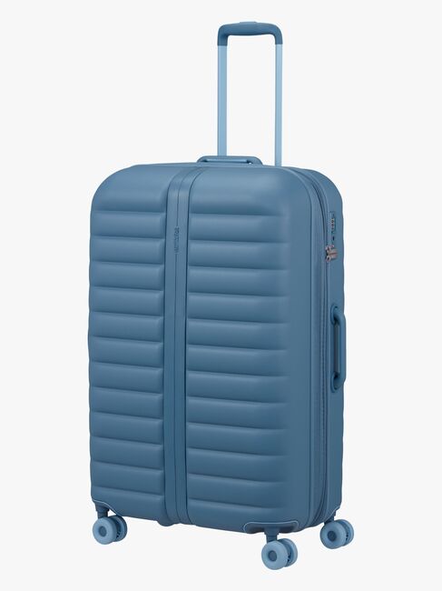 American Tourister Neovibe Spinner Koffert 96-106L, Steel Blue