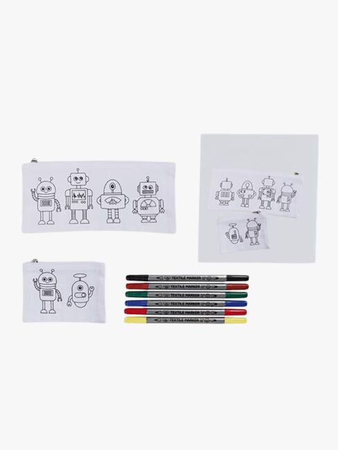Creativ Company DIY Hobbysett Tekstilfarge Robot