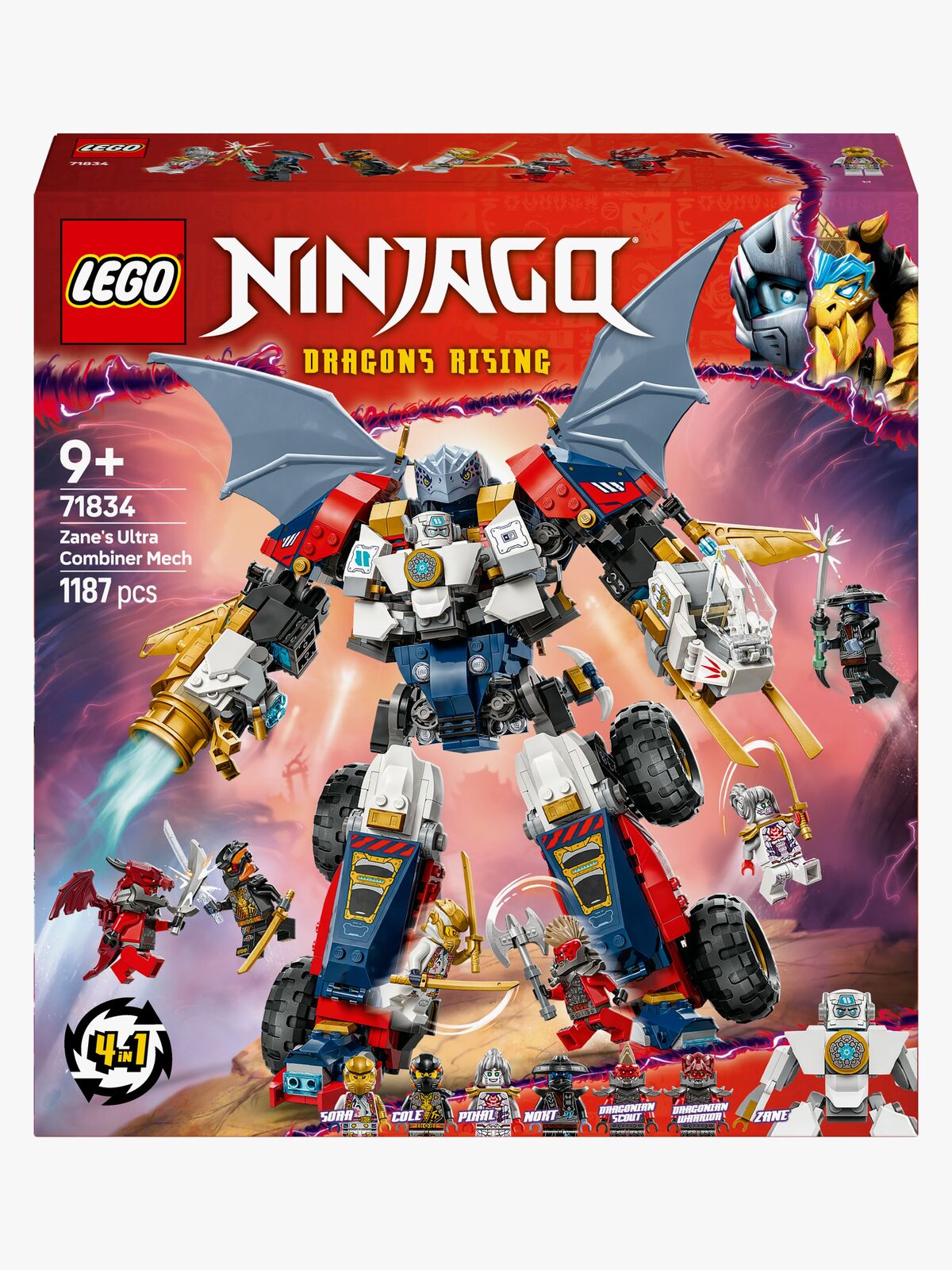 LEGO Ninjago 71834 Zanes ultra-kombinasjonsrobot