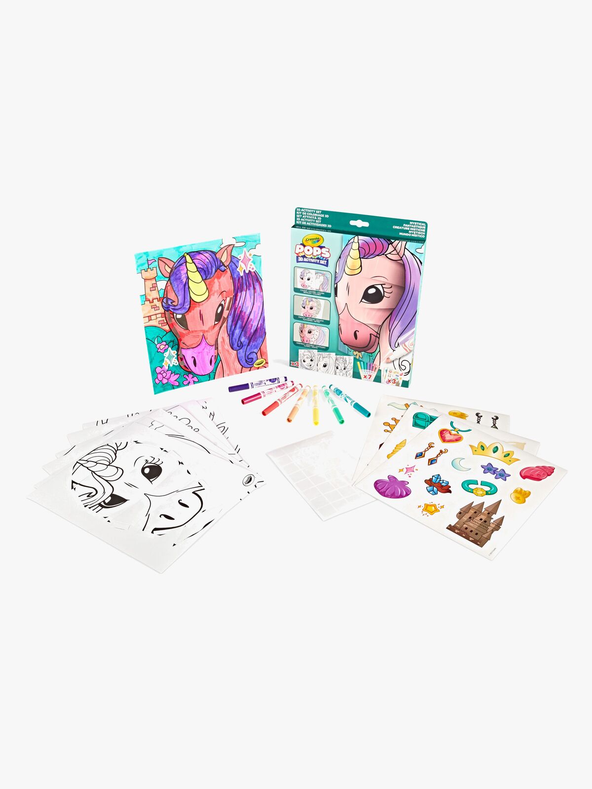 Crayola Pops 3D Skissebok - Mystical