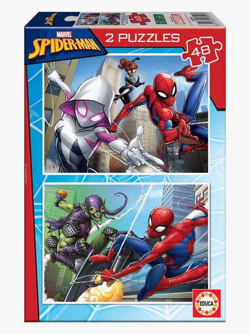 Educa Marvel Spider-Man Puslespill 2x48 Brikker
