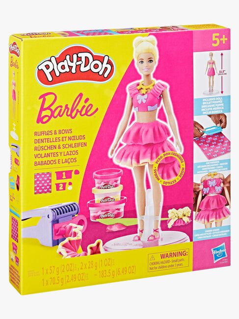 Play-Doh Barbie Modelleire med Dukke Volanger & Sløyfer