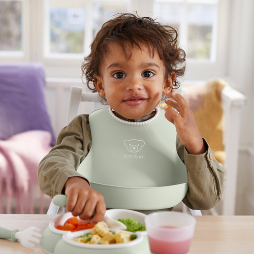 Babybjörn Smekker 2-pack, Blekgrønnn/Blekblå