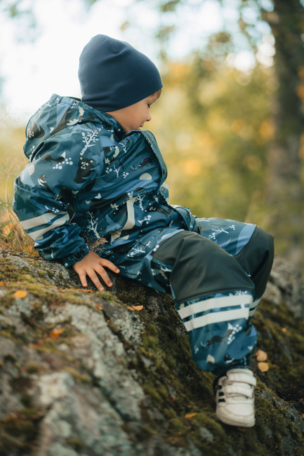 Lindberg Lekhyttan Fôret Regnsett, Blå/Svart