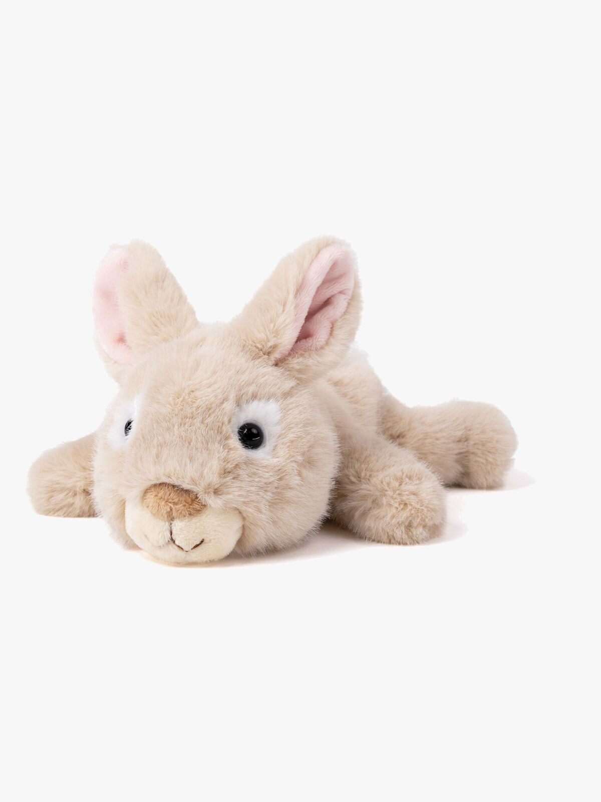 Teddykompaniet Kosedyr Liggende Kanin 28 cm, Beige
