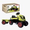 Smoby Claas Farmer Traktor Med Tilhenger XL