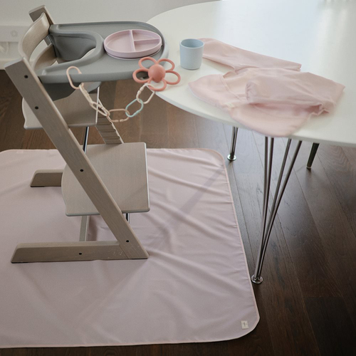 Mushie Gulvbeskyttelse til Matstol, Blush