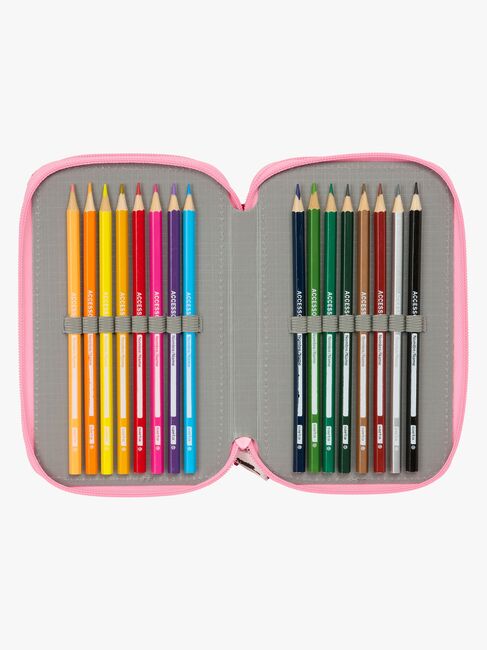 Hello Kitty  Fylt Trippelpennal 37 Deler, Rosa