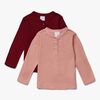 Luca & Lola Siena Langermet T-Skjorte 2-pack, Pink