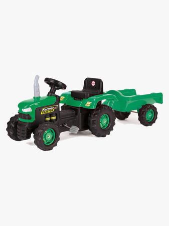 DOLU Trampetraktor med Tilhenger, Grønn